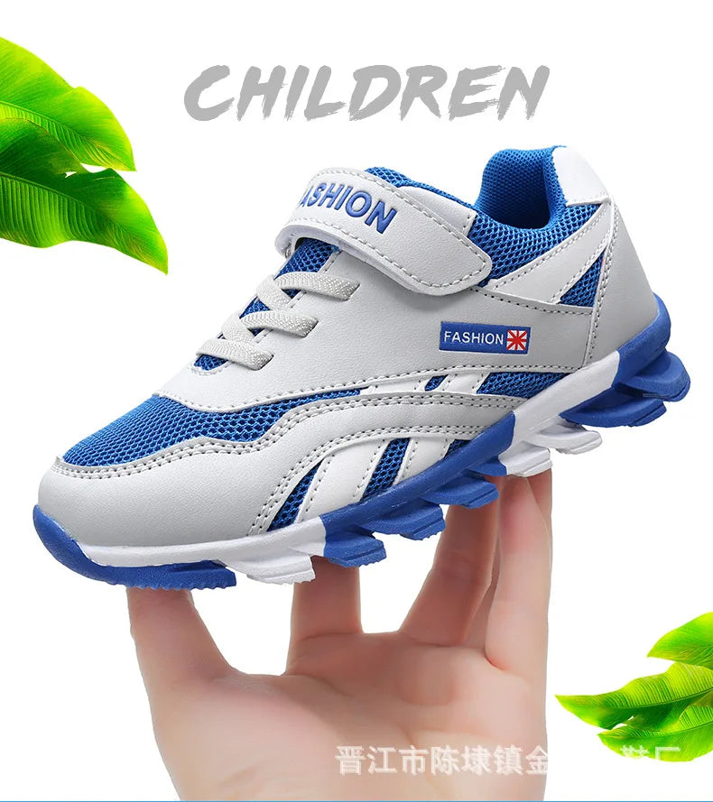 Boys' Fashion Trend Low Top Thick Sole Casual Sports Shoes 2025 Autumn New Style Childrens' Comfortable Platform Chunky sneakers