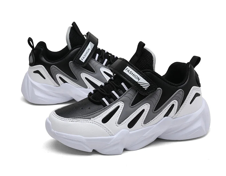 Children Sneakers Casual Shoes for Boys Leather Comfortable High Quality Running Sports Kids Girls Flat Shoes Fashion