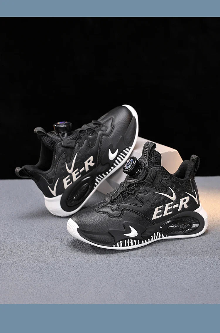 Boys' fashion knob sneakers comfortable platform children's casual shoes breathable non-slip outdoor student boy shoes