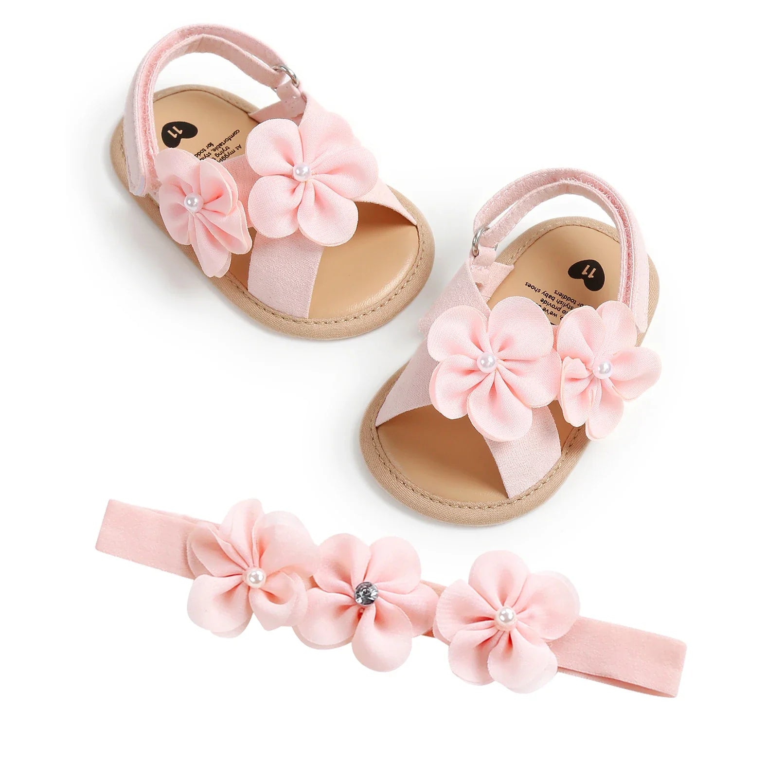 Baby Girls Sandals Summer Shoes Outdoor First Walker Toddler Girls Shoes for Summer