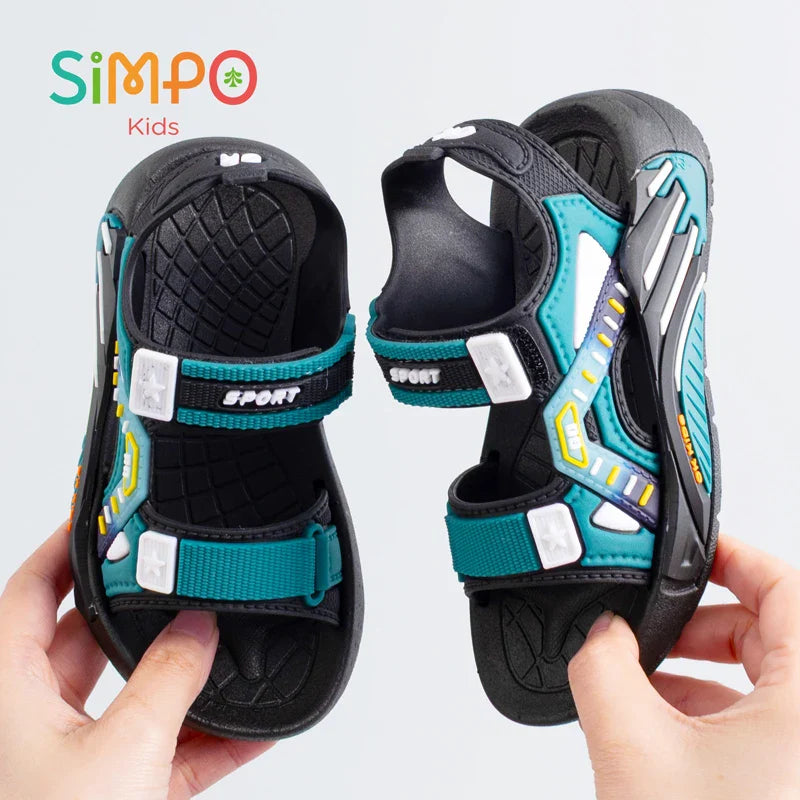 Summer Kids' Sandals Unisex Soft Bottom Casual Beach Shoes for Primary School Students Boys & Girls