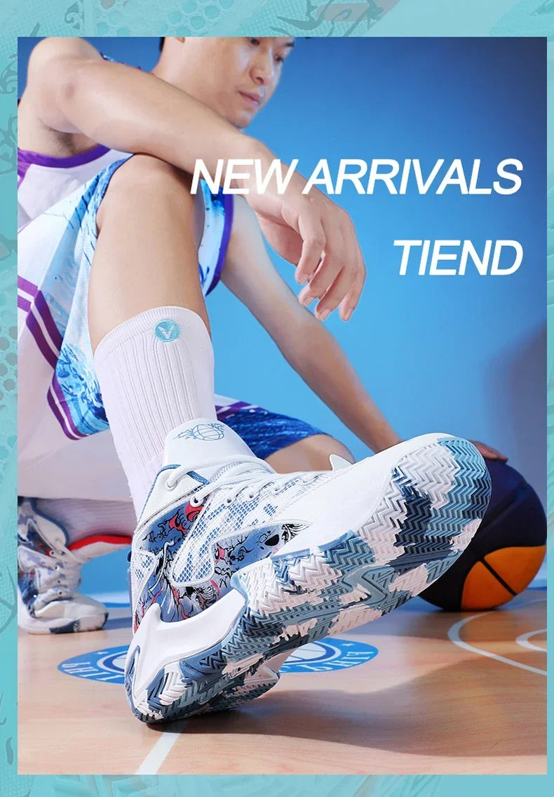 Men Basketball Shoes Light Sports Shoes Non-slip Trainer Women Unisex Breathable Athletic Outdoor Unisex High Quality Sneakers