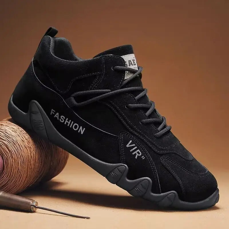 men shoes breathable non slip work shoes for male fashion sneakers outdoor walking flats skateboard sneakers (Available)
