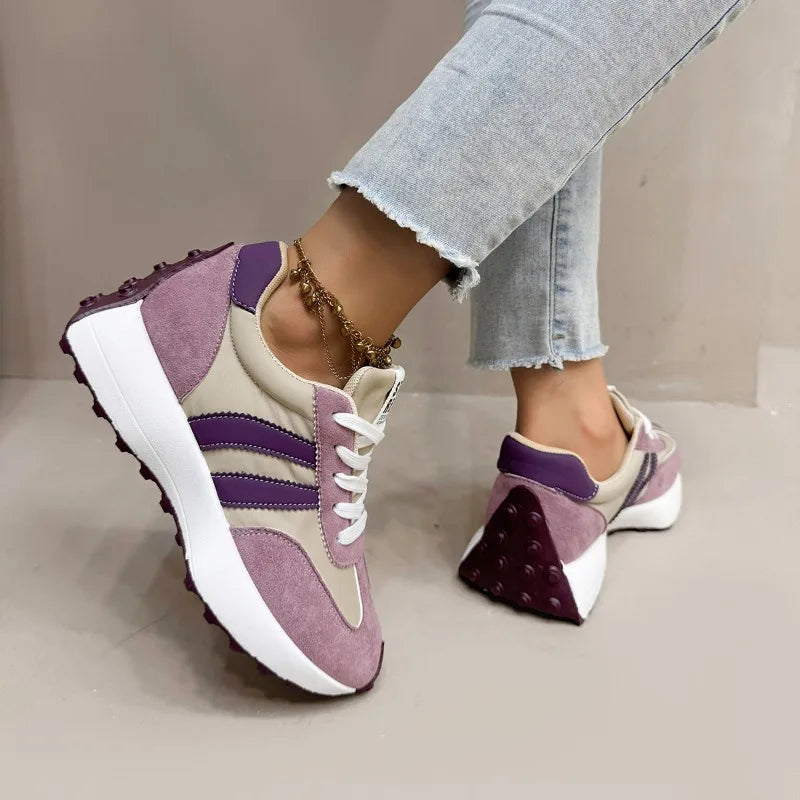 Women Sneakers 2025 New Spring Autumn Brand Vulcanize Shoes Casual Footwear Light Flat Breathable Shoes Женская Обувь