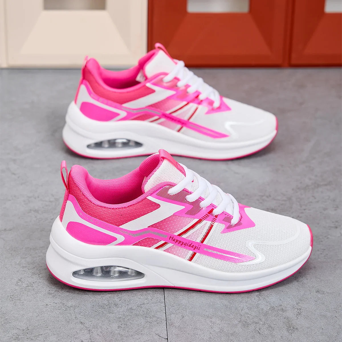Women's Running Shoes Comfortable Breathable Sports Sneakers Wear-resistant Anti-slip Shoes Shock-absorbing Training Sneakers