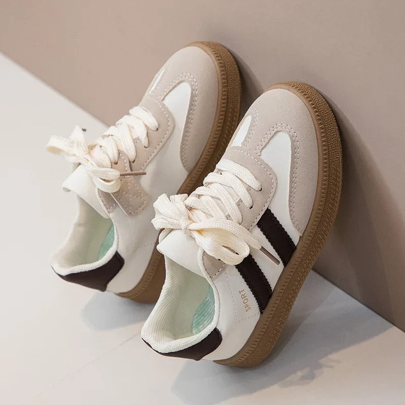 Kids Sneakers for Girls 2025 Spring Autumn New Boys Sneakers Fashion Patchwork Versatile Children Causal Tennis Shoes Hook Loop