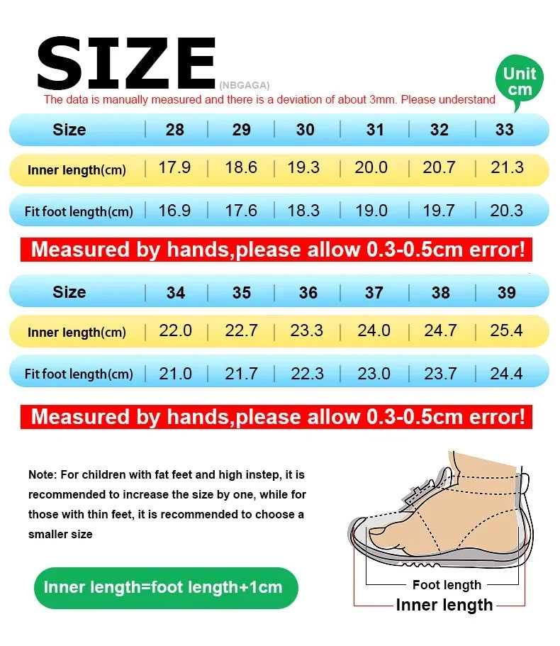 Children's Sneakers Kids Fashion Design White Non-slip Casual Shoes Boys Girls Hook Breathable Sneakers Toddler Outdoor Shoes