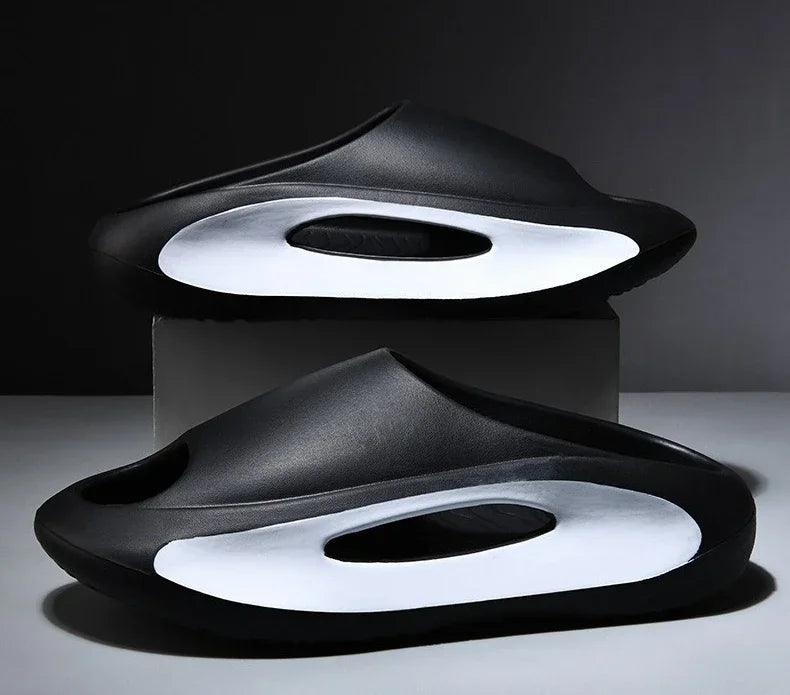 Men's Summer Slippers for Men Shoes Thick Sole Leisure 2024 New Style Suitable for Outdoor Wear Popular in Vietnam Beach Sandals