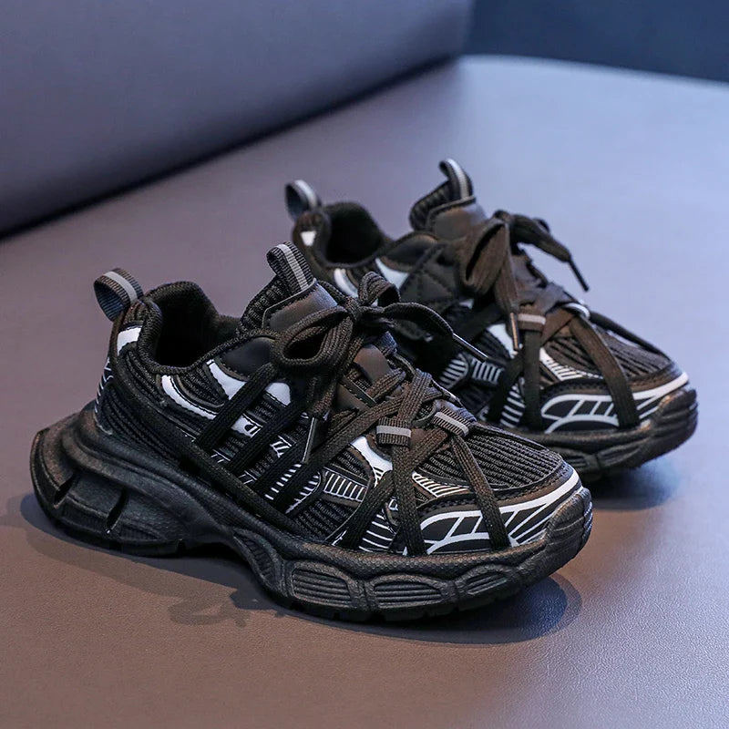 2025 New Winter Kids Shoes Boys Non Slip Sneakers Fashion Outdoor Snow Boots Warm Sports Shoes Child Hot Selling Casual Shoes