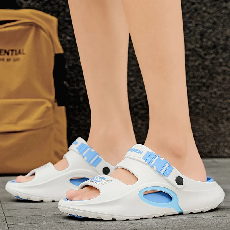 Summer Slippers for Men, Large Size Soft Comfortable Anti-slip Quick-drying, Casual Outdoor Beach Indoor New Style Sandals