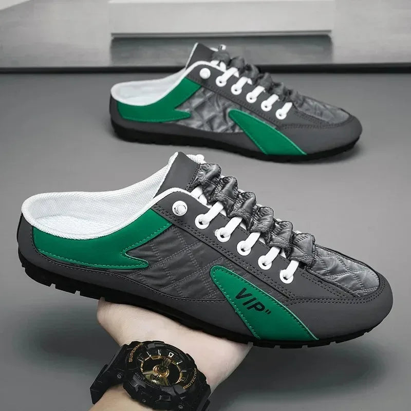 Summer Slippers for Men Trendy Men's Flat Bottom Casual Shoes Soft Sole Support Shoes Men's Sneakers (Available)