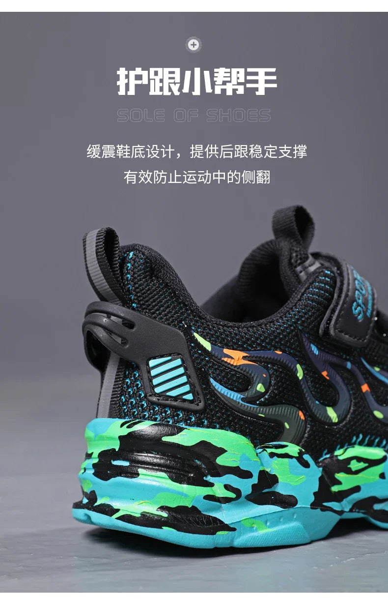 Boys Running Shoes Children Sneakers Mesh Kids Casual Sneakers for Boys