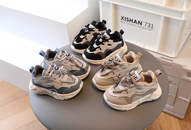 Baby Boys Shoes Kids Casual Sneakers Running Sports Shoes 2023 Spring Autumn Toddlers Boys Girls Shoes Fashion Soft for School