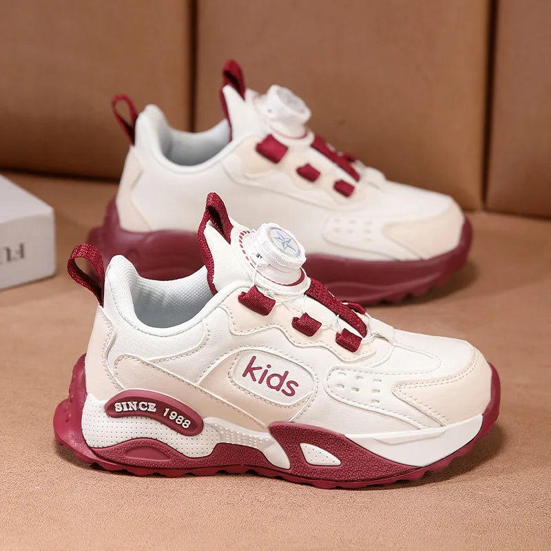 Brand Children's High-quality Casual Sports Shoes Girls Non-slip Running Shoes Comfortable School Kids Breathable Sneakers
