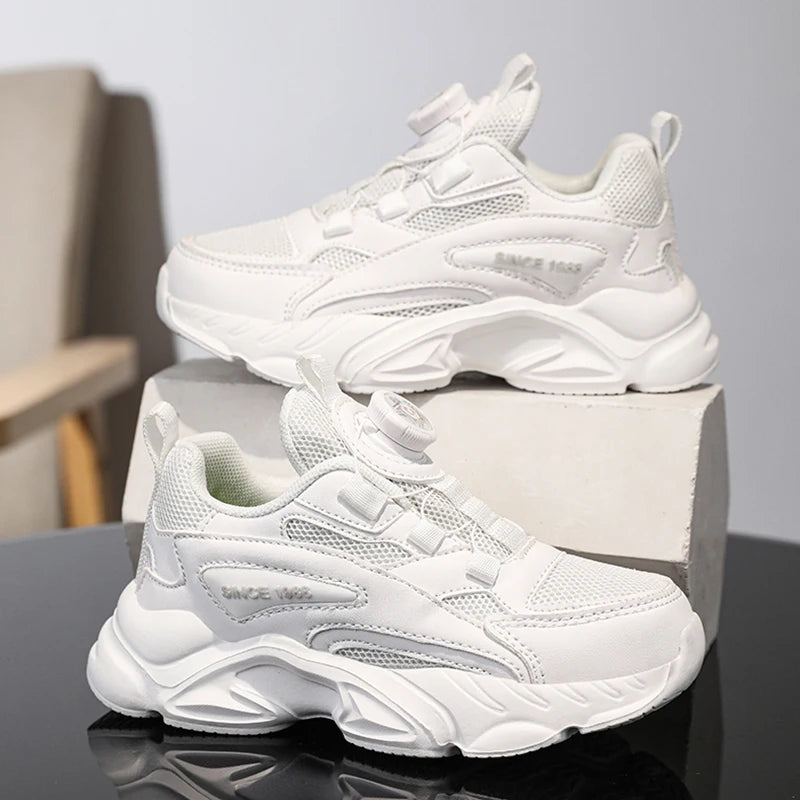 Spring Summer Breathable Children Boys Sneakers Soft-soled Lightweight Casual Walking Shoes for Kids Girls Sport Tennis Outdoor