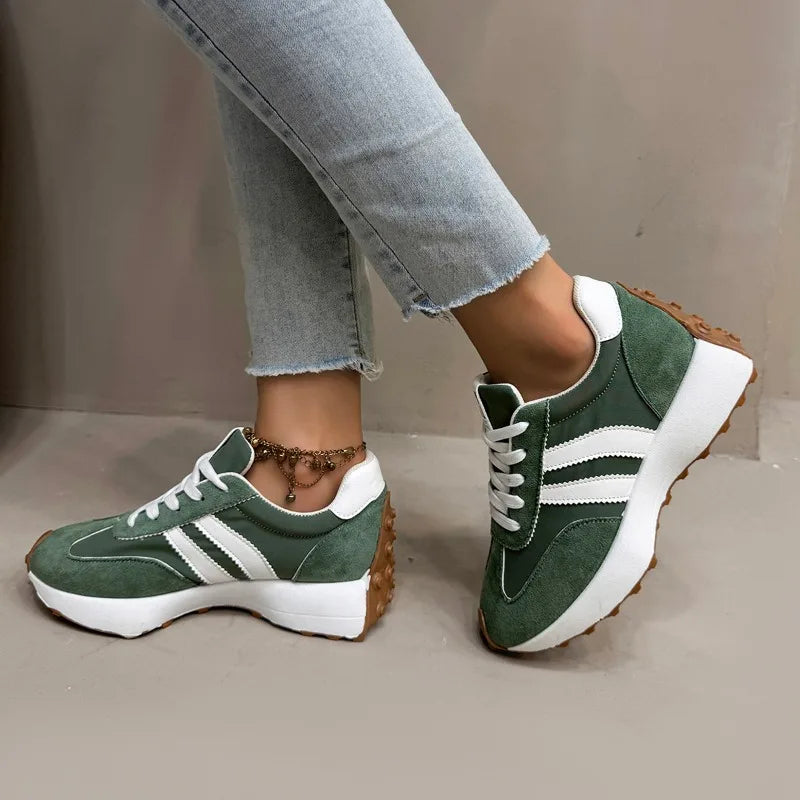 Women Sneakers 2025 New Spring Autumn Brand Vulcanize Shoes Casual Footwear Light Flat Breathable Shoes Женская Обувь