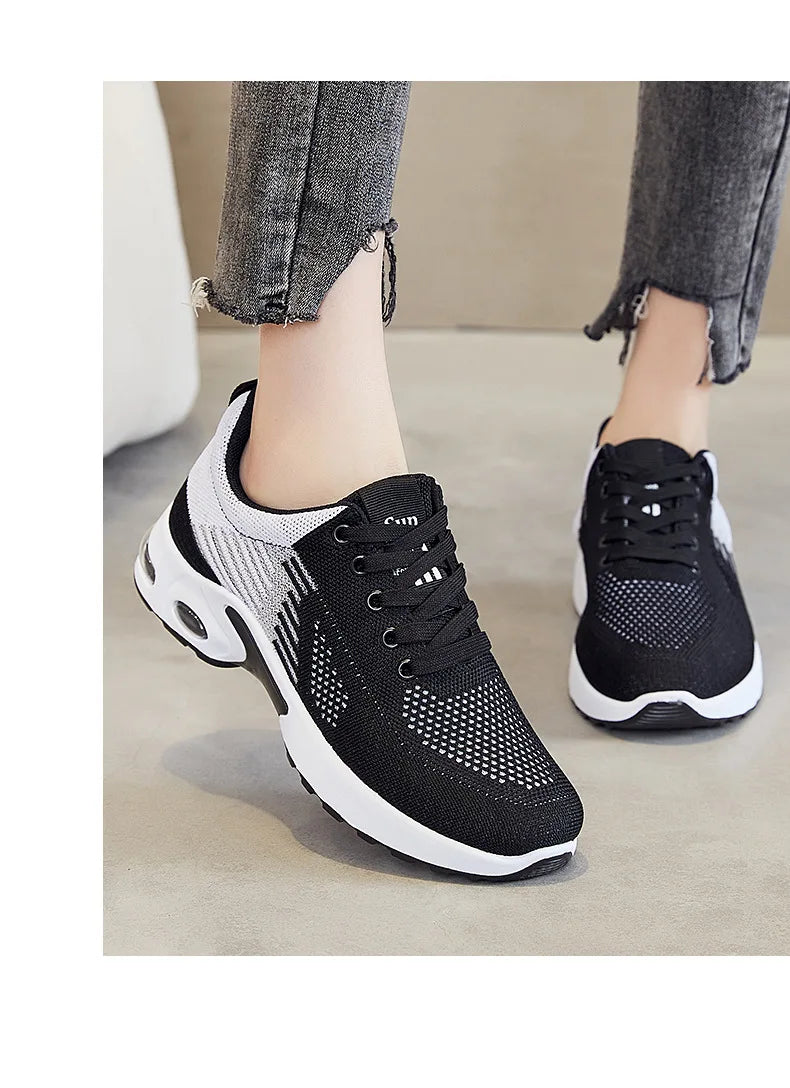 Women's Shoes 2025 Summer Casual Sneakers Breathable Mesh Affordable Free Shipping