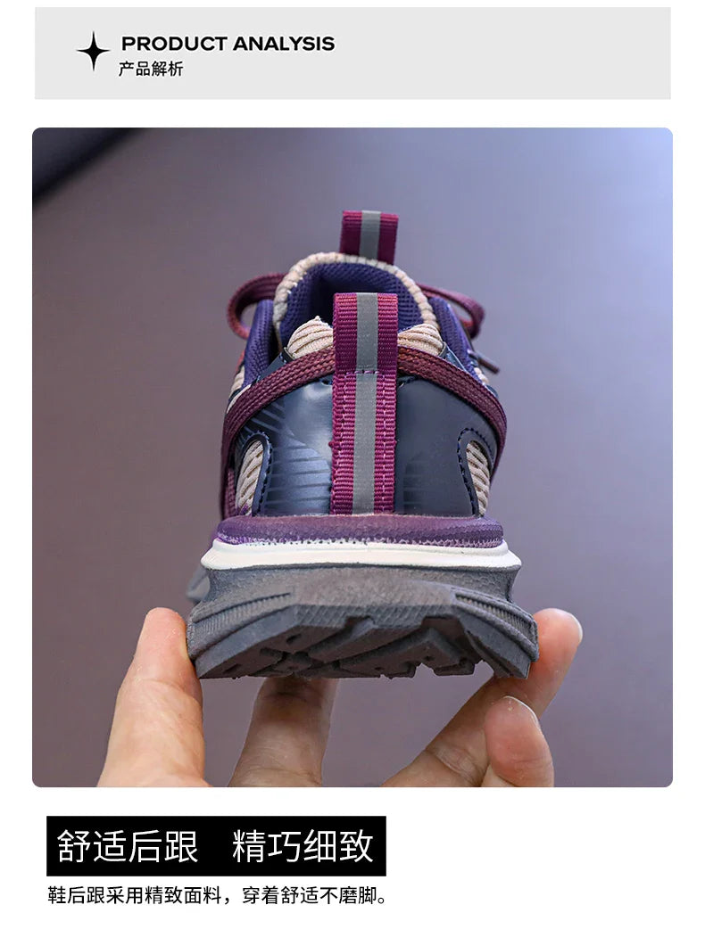 2025 New Winter Kids Shoes Boys Non Slip Sneakers Fashion Outdoor Snow Boots Warm Sports Shoes Child Hot Selling Casual Shoes