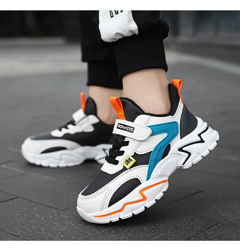 Fashion Children Sneakers Boys Shoes Leather Pu Kids Shoes School Casual 6 To 12 Years Sports Tennis Sneakers for Girls