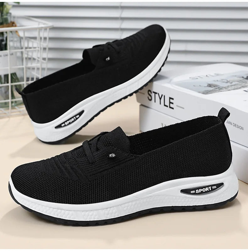 Women's Shoes 2025 Casual Sneakers Breathable Mesh Chunky Sole Affordable Free Shipping