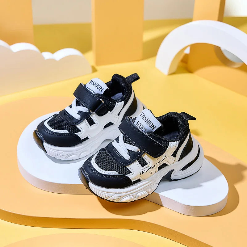 2025 Autumn New Children Shoes Mesh Breathable Kids Sneakers Outdoor Sport Shoes Comfortable Soft Sole Fashion Girls Boys Shoes