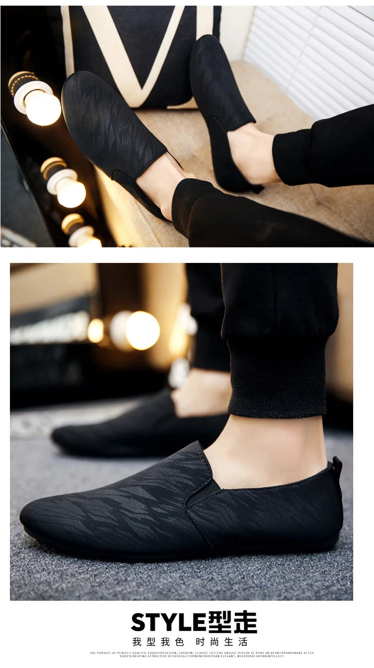 Shoes for Man New Men Fashionable Canvas Breathable Flat Bottomed Walking Shoes with Lightweight Sports Shoes Men's Sneakers (Available)