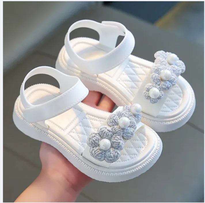 Outdoor Summer Versatile Girls Sandals Children Princess Shoes Casual School Kids Shoes Beach Sandals Children Students Kids