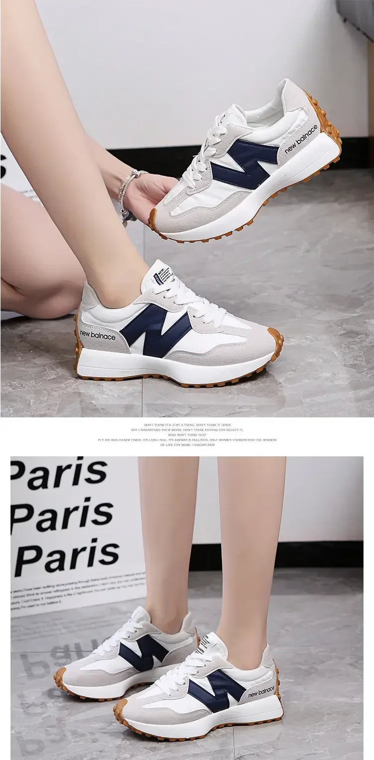New Women's Causal Sneakers Summer Shoes Woman Fashion Breathable Lace Up Sports Shoes for Women Platform Walking Designer Shoes