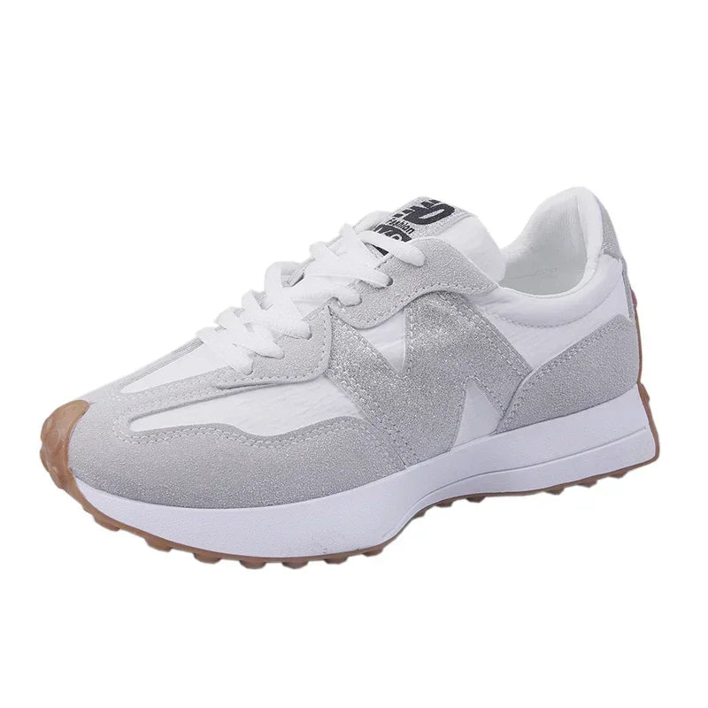 Women's Sneakers Hot-selling Fashionable Breathable Lace Comfortable Women's Shoes Casual Thick Sole Brand Running Sports Shoes