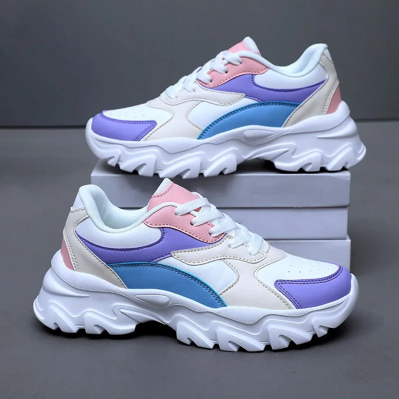 Women's Sneakers Flats Casual Shoes Woman Comfortable Anti Slip Female Sneakers Vulcanize Platform Outdoor Sports Shoe for Women