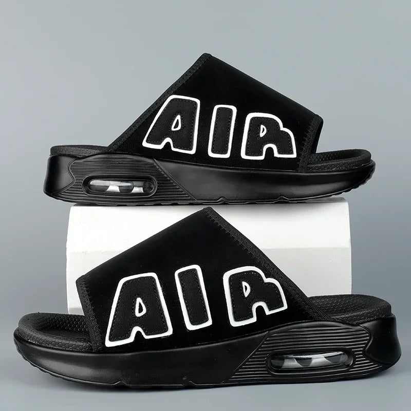 Man‘s Sandals Thick Sole Non-slip Fashion Trend Sports Slippers for Men Outdoor Footwear Size 39-46 Suitable Summer Beach