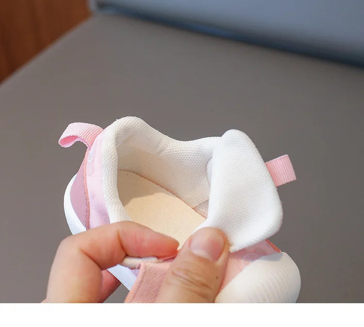 Kids Sneakers Baby Boys Girls Non Slip Spring Autumn 2025 Fashion Children Toddler Walking Shoes Design Cute Sweet Casual Shoes