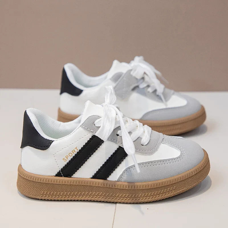 Kids Sneakers for Girls 2025 Spring Autumn New Boys Sneakers Fashion Patchwork Versatile Children Causal Tennis Shoes Hook Loop