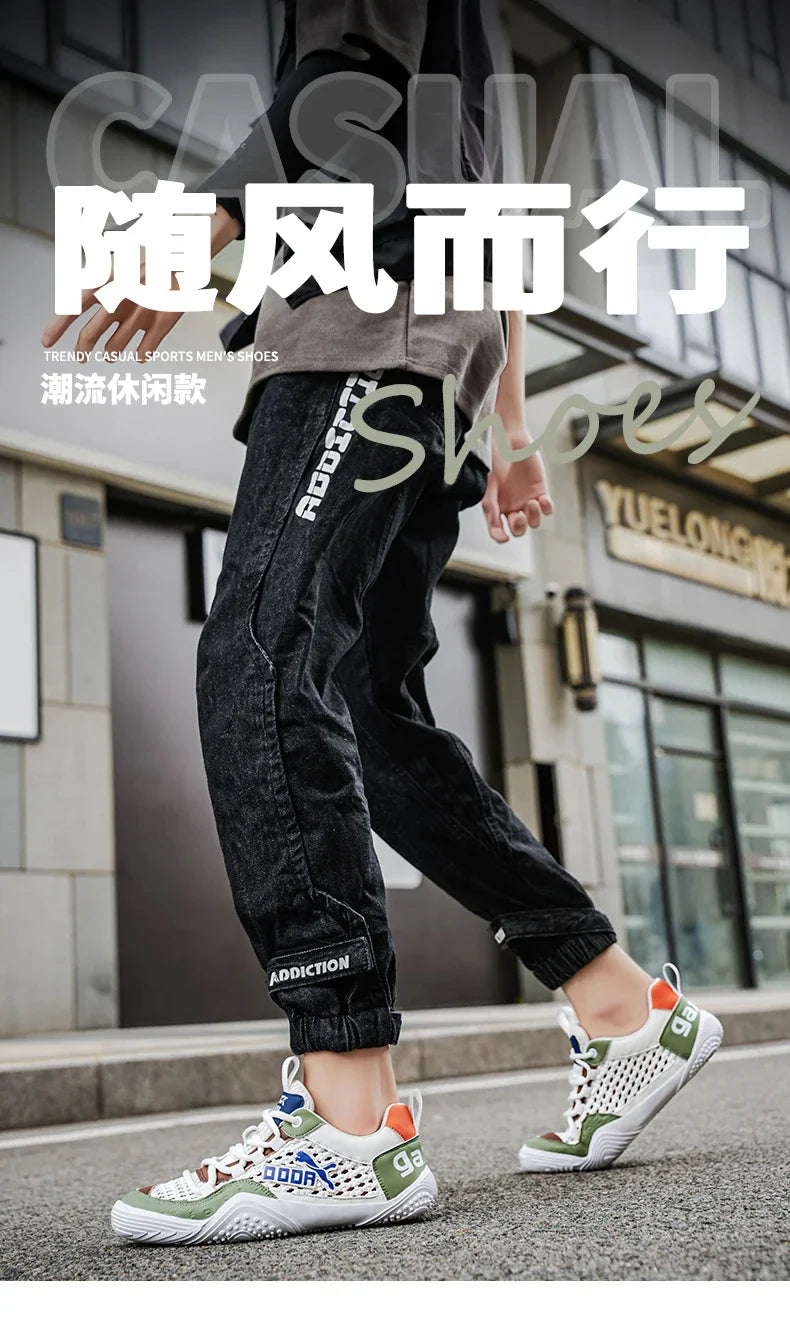 Shoes For Men Mesh Sneakers Summer Casual Breathable Sports Outdoor Hiking Tennis Running Designer Luxury Platform Loafers (Available)