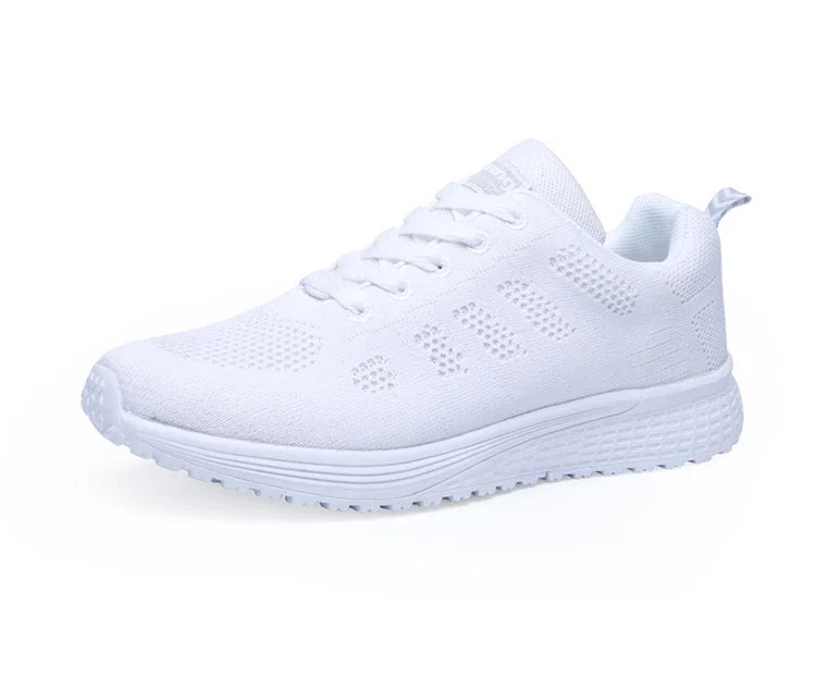 Woman Sneakers Shoes Fashion Lace Up Women's Sneakers Offers Solid Women's Sports Shoes Non-Slip Footwear Shoes For Women