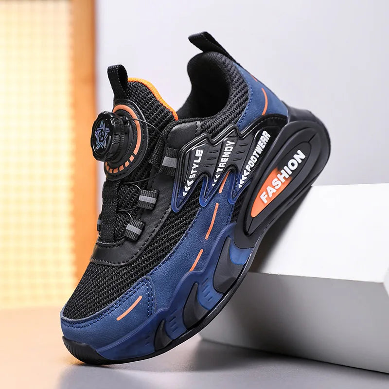 Luxury Boys Sneakers Spring 2026 Autumn Children Shoes Fashion Breathable Non-slip Kids Casual School Tennis Boy Sports Shoes