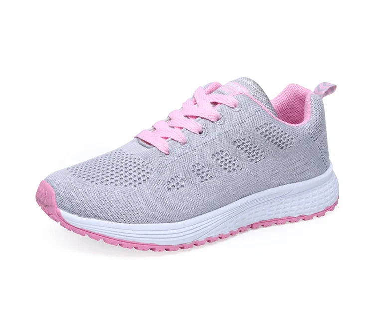 Woman Sneakers Shoes Fashion Lace Up Women's Sneakers Offers Solid Women's Sports Shoes Non-Slip Footwear Shoes For Women