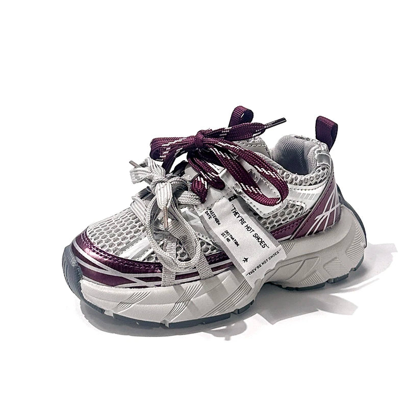 Kids Sneakers Mesh Breathable Children Sports Shoes Comfortable Lightweight 2025 Autumn New Girls Casual Footwear for Boys Girls