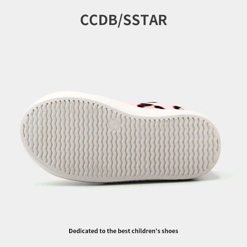 Girls Sneakers Spring Autumn Kids Fashion Brand Sport Running Chunky Trainers Baby Children Casual Glittler Star Shoes Soft Sole