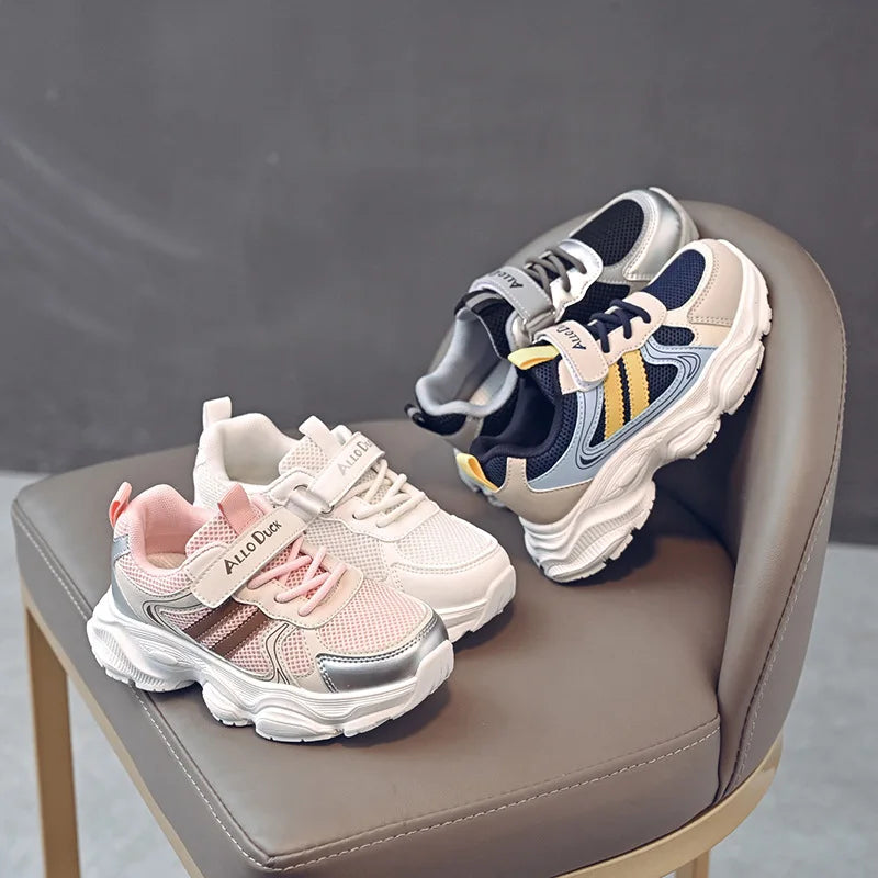 Spring Autumn New Boys Kids Sport Shoes Girl Baby Toddler Mesh Breathable Casual Running Shoes Soft Soled Children Sneakers