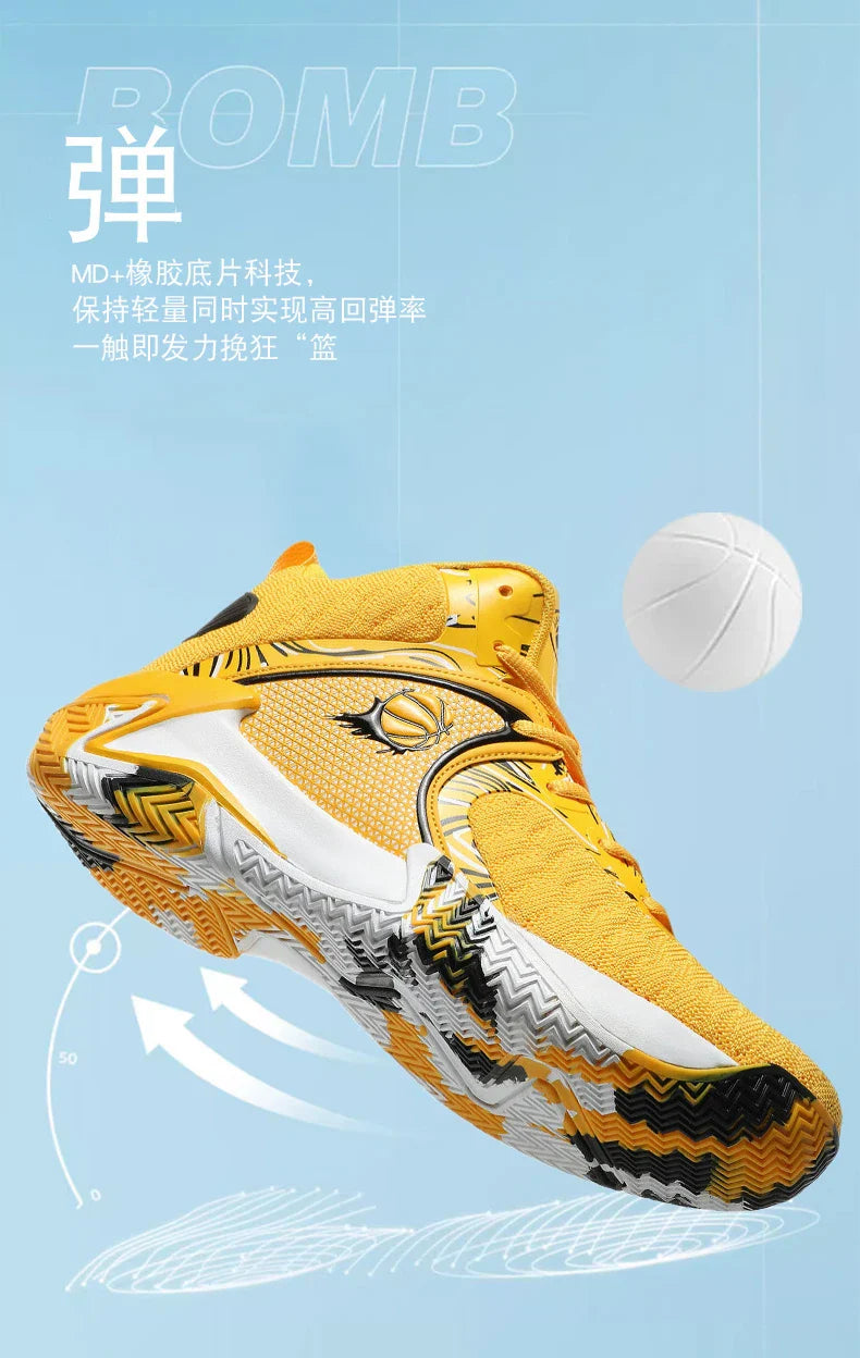 New Men's Basketball Shoes Cushion Anti Slip Sports Shoes Fitness Training Shoes Male Basketball Boots Tenis Sneakers Size 39-48
