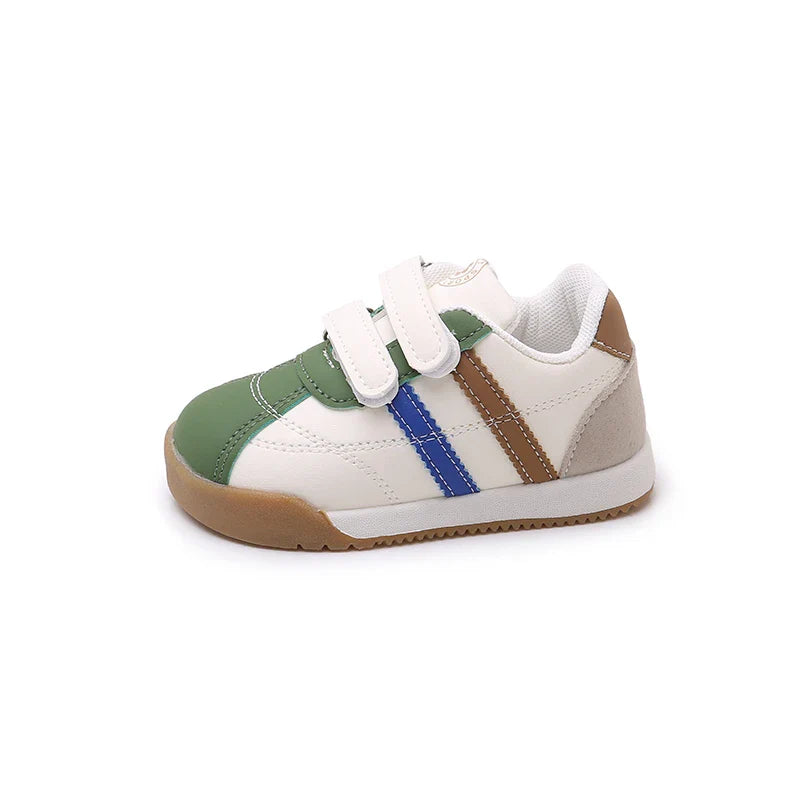 Boys Baby Shoes Four Seasons Models Soft Boys Girls Argyle Shoes 0-6 Years Old Green Children's Single Shoes Small Kids Sneakers