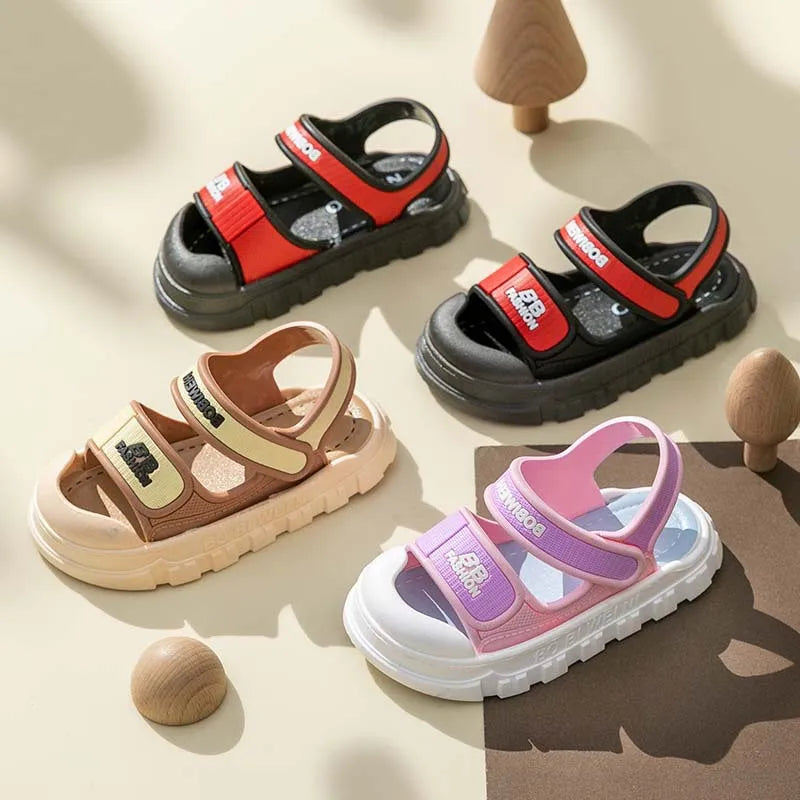 New Children's Sandals for Summer Girls and Boys in the Bathroom, Soft Bottom Cartoon Baby sandals for Home Use3483