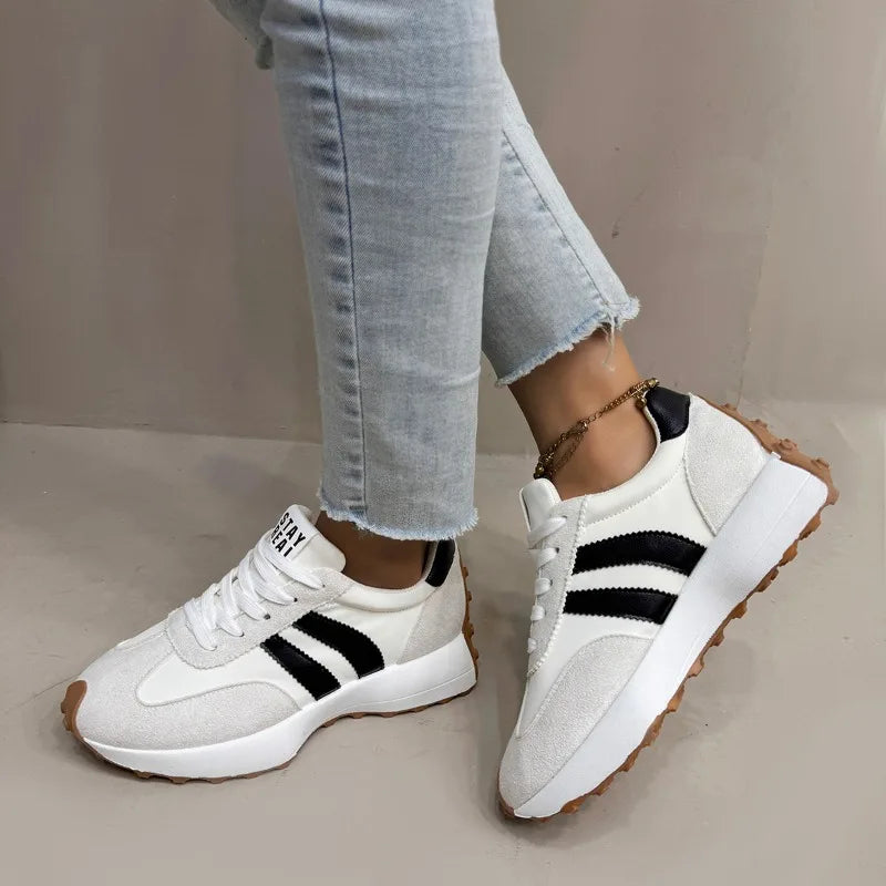 Women Sneakers 2025 New Spring Autumn Brand Vulcanize Shoes Casual Footwear Light Flat Breathable Shoes Женская Обувь