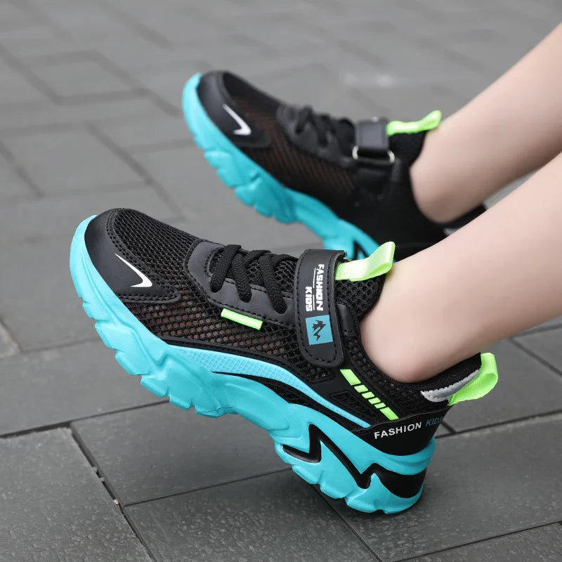 Girls Sneakers Fashion Non-Slip Casual Flat Running Shoes Breathable Lightweight Outdoor Tennis Shoes for Kids