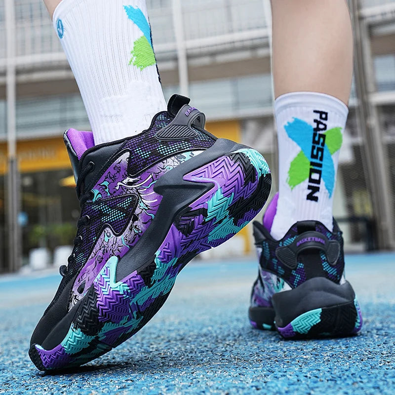 Men Basketball Shoes Unisex Breathable Athletic Light Sports Shoes Trainer Women Outdoor Unisex High Quality Sneakers