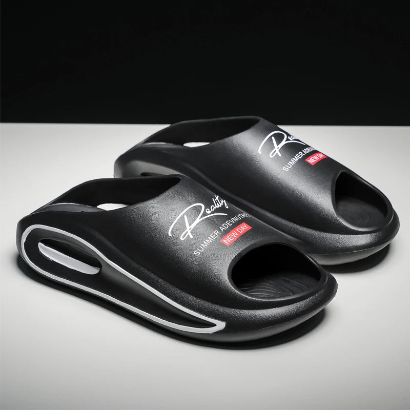 Men's Slippers New Style Casual Soft-Soled Home Sandals Non-Slip Thick-Soled Comfortable Lightweight Beach Shoes