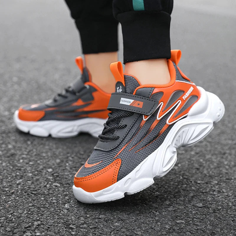 Children's Sports Shoes Summer Classic Outdoor Mesh Breathable Anti Slip Lightweight Running Shoes for Boys and Girls