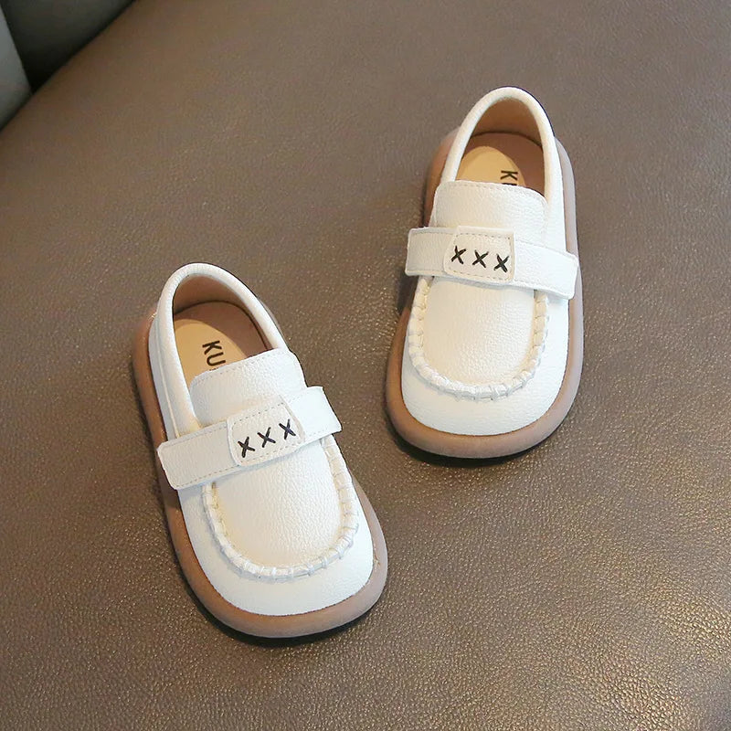 Little Boys Casual Loafers for  Fashion 2025 Spring Autumn Toddlers Kids Leather Shoes Slip-on Shoes Soft Flats New boys shoes