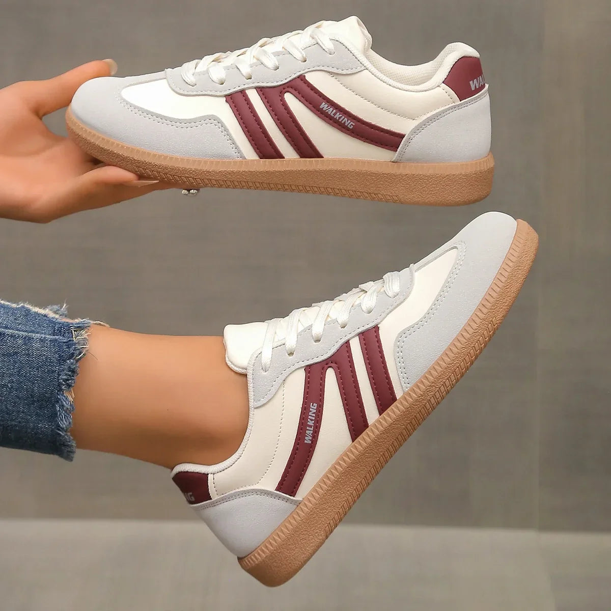 Women Sneakers Spring New Luxury Flat Loafers Comfortable Slip on Soft Female Sneakers Lightweight Outdoor Shoes for Women